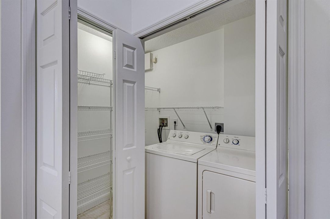 Laundry closet