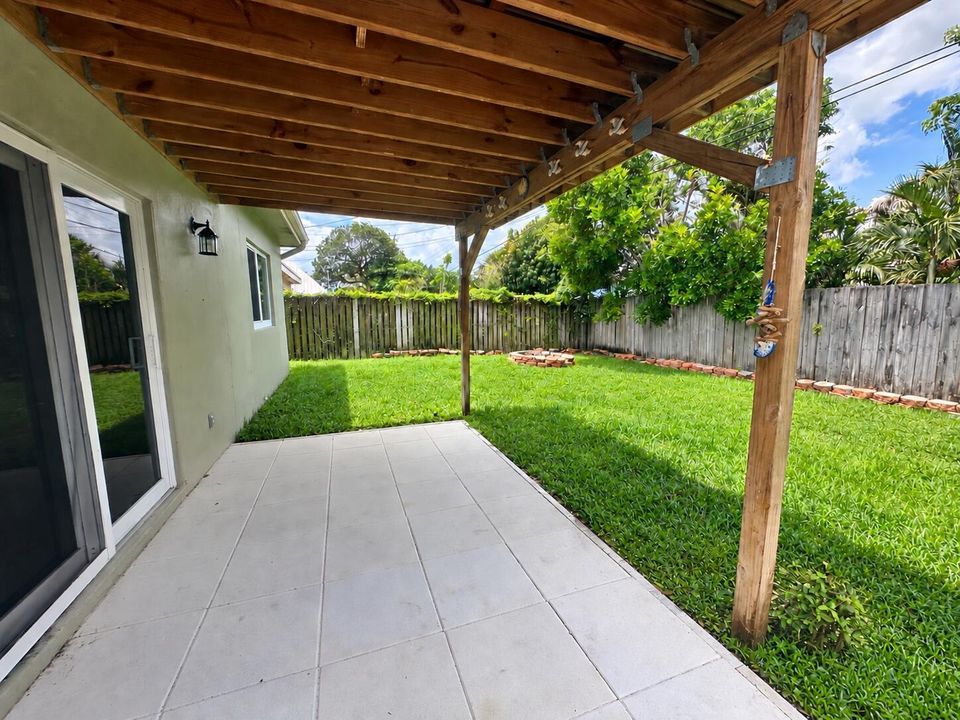 extended covered patio