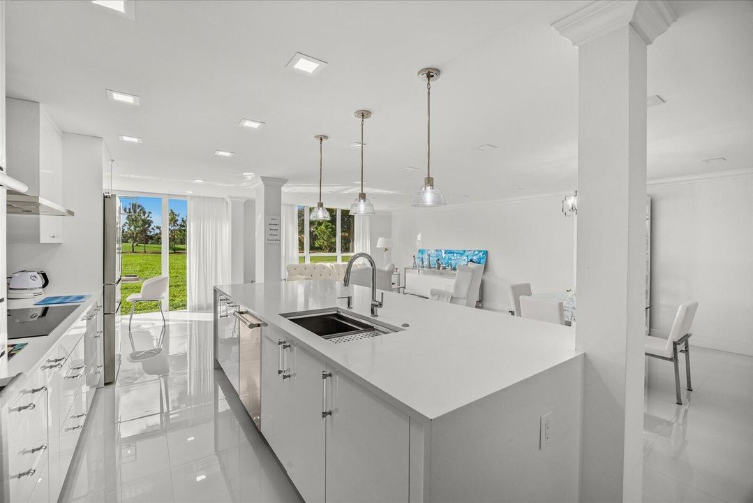 Kitchen into Great Room