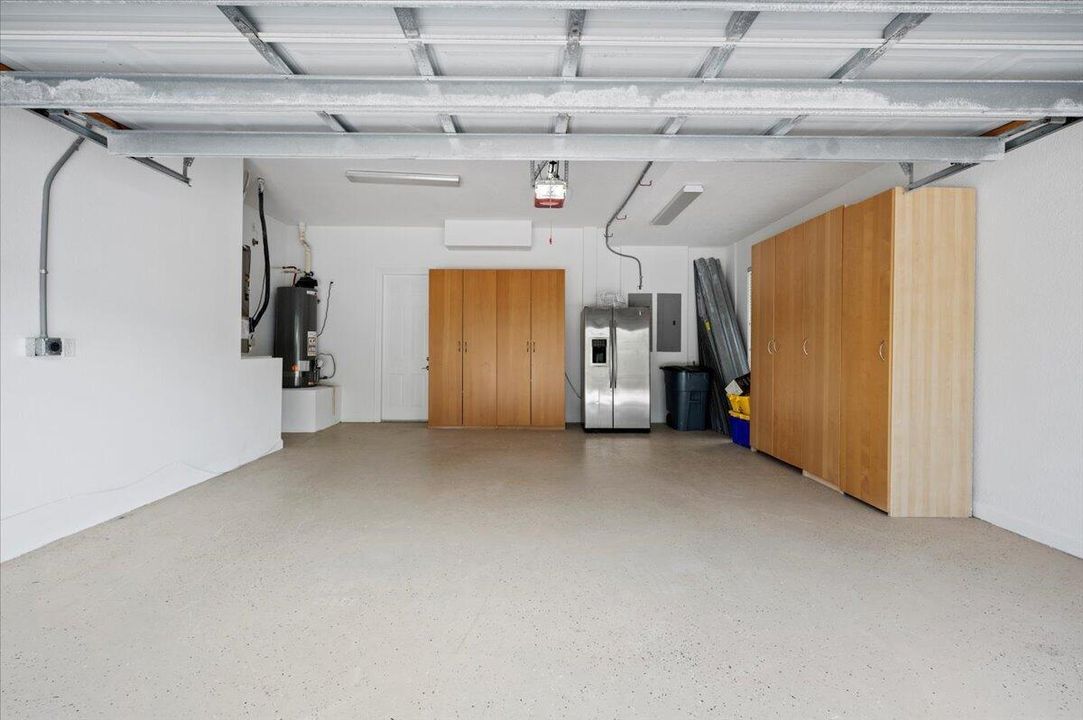 Large 2 Car Garage w/EV Charger