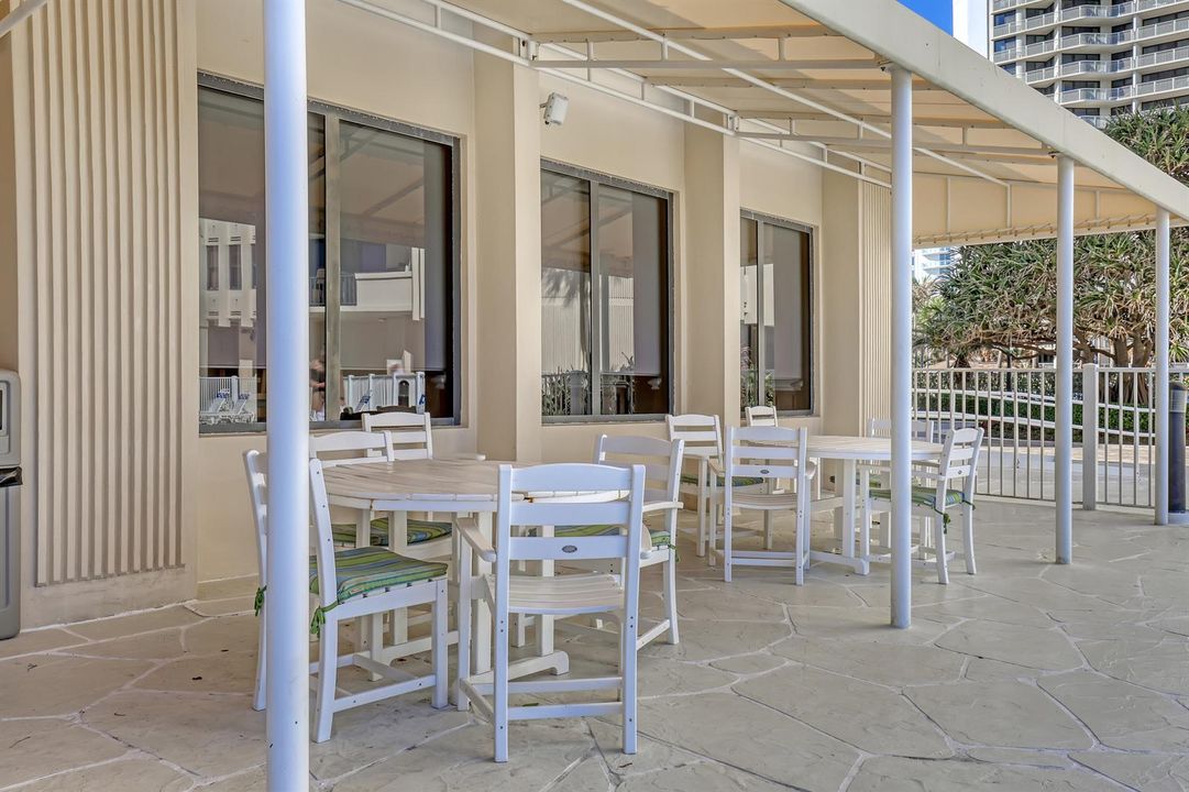 outside seating