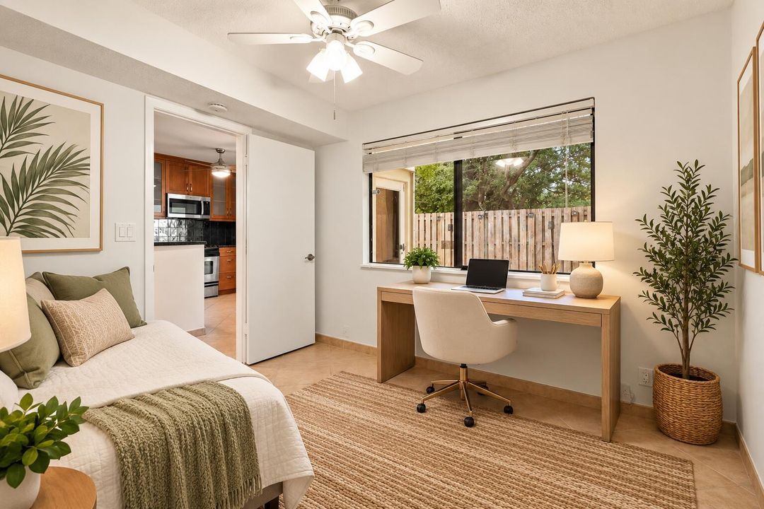Staged Office/Bedroom 1