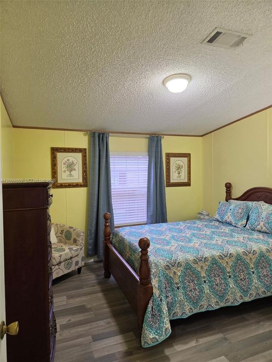 Bedroom No 2 - with closet and easily fits Queen