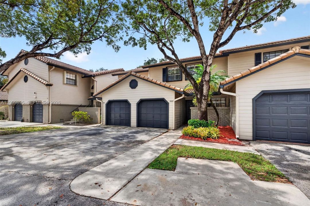 Attached one car garage provides convenient parking and additional storage space.