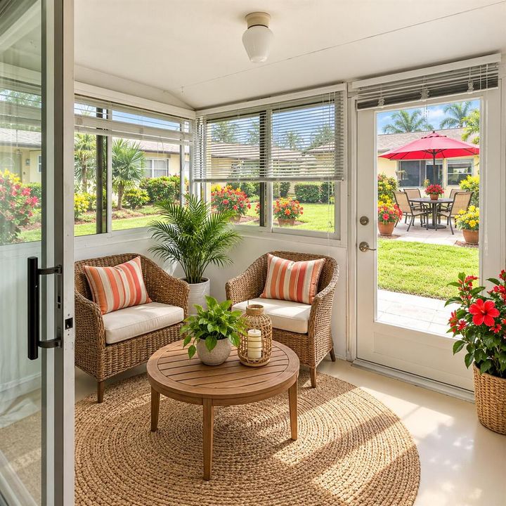 VIRTUALLY STAGED PORCH