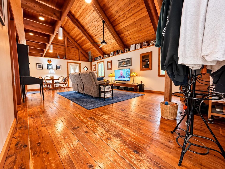Rustic Cabin Living Room Retreat