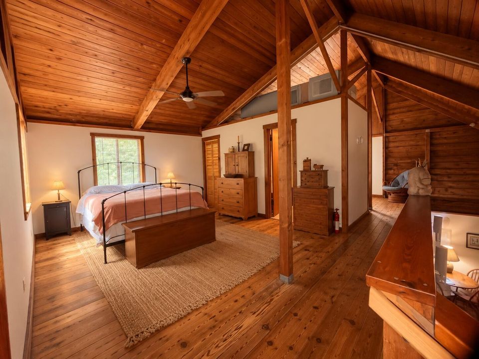 Warm Rustic Attic Bedroom Retreat