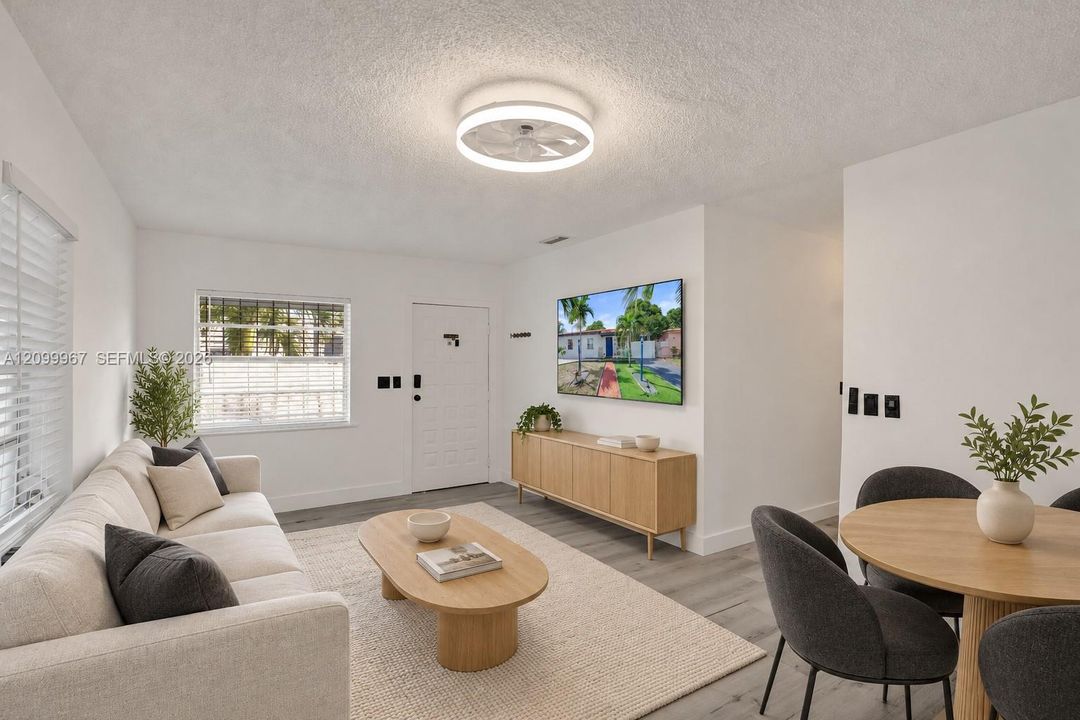 Living Room/Dining Room Virtually Staged