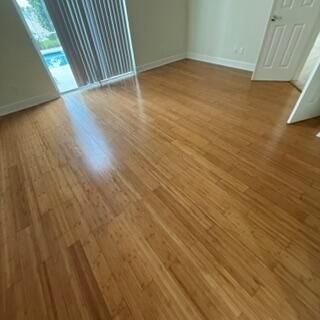 PRIMARY BEDROOM BAMBOO FLOORING