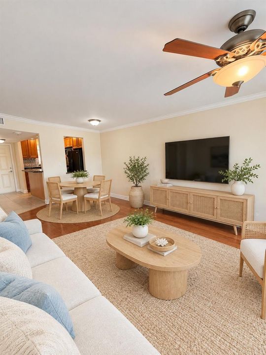 Staged Dining/Living