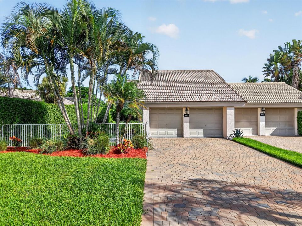 Pavered driveway