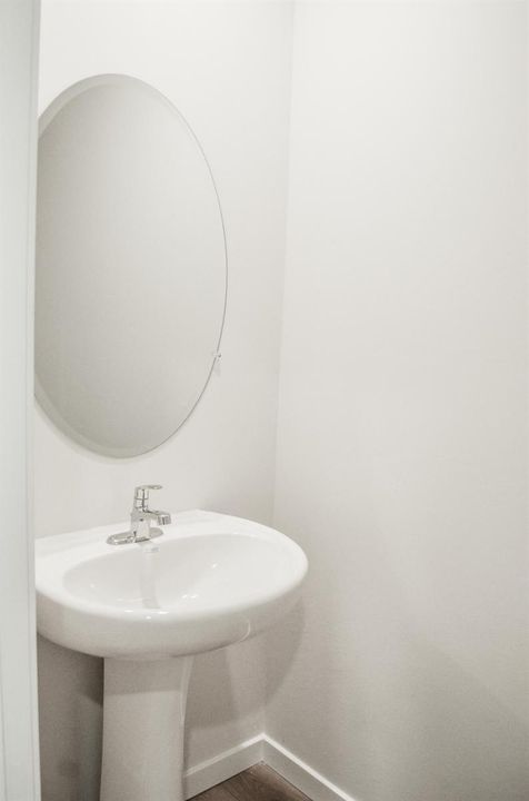 Half bath first floor