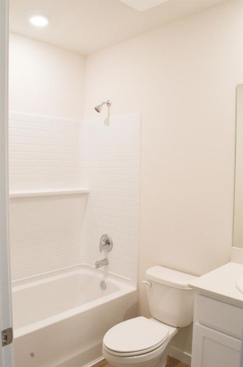 Soaking Tub in Guest Bath