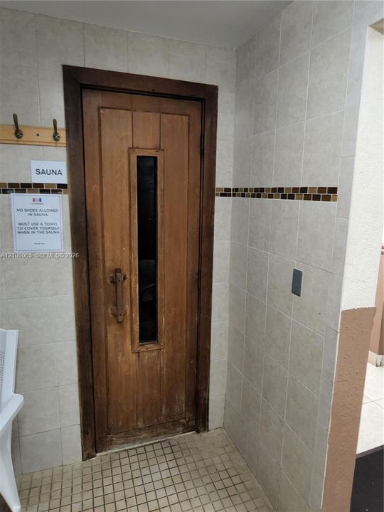 Sauna to relax in