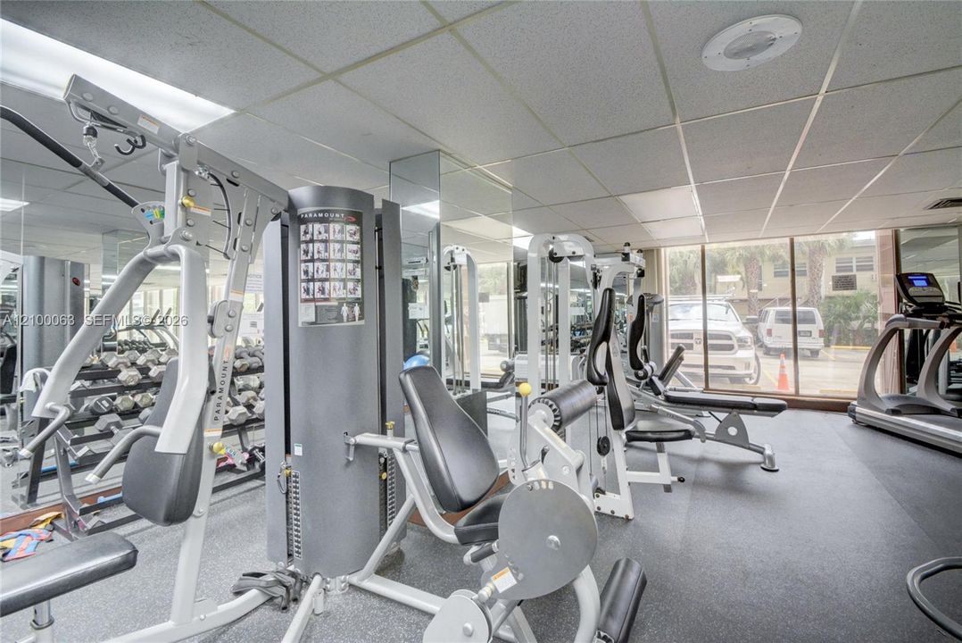 1 of 2 gyms /fitness area