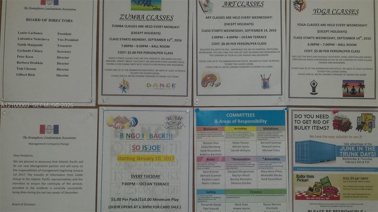 Sport socail activities through the year ZUMBA,ART CLASSES,YOGA,,BINGO ETC.