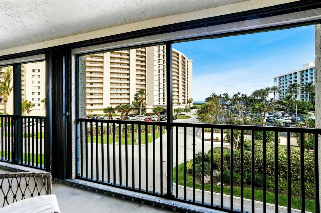 Balcony facing East