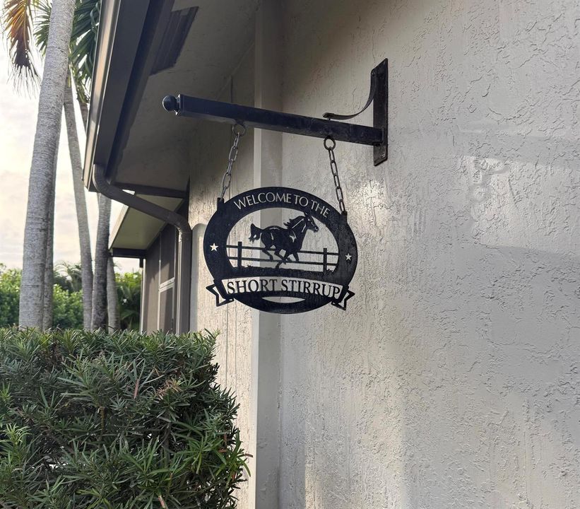 Welcome sign SS