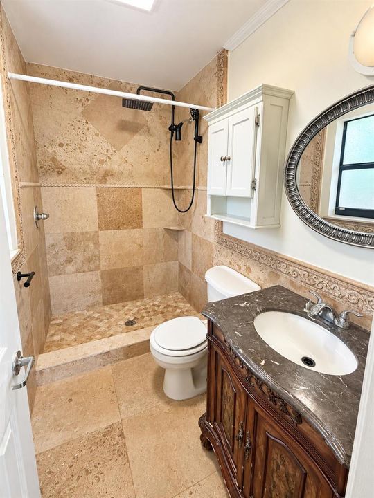 Elegant Mediterranean Bathroom Retreat