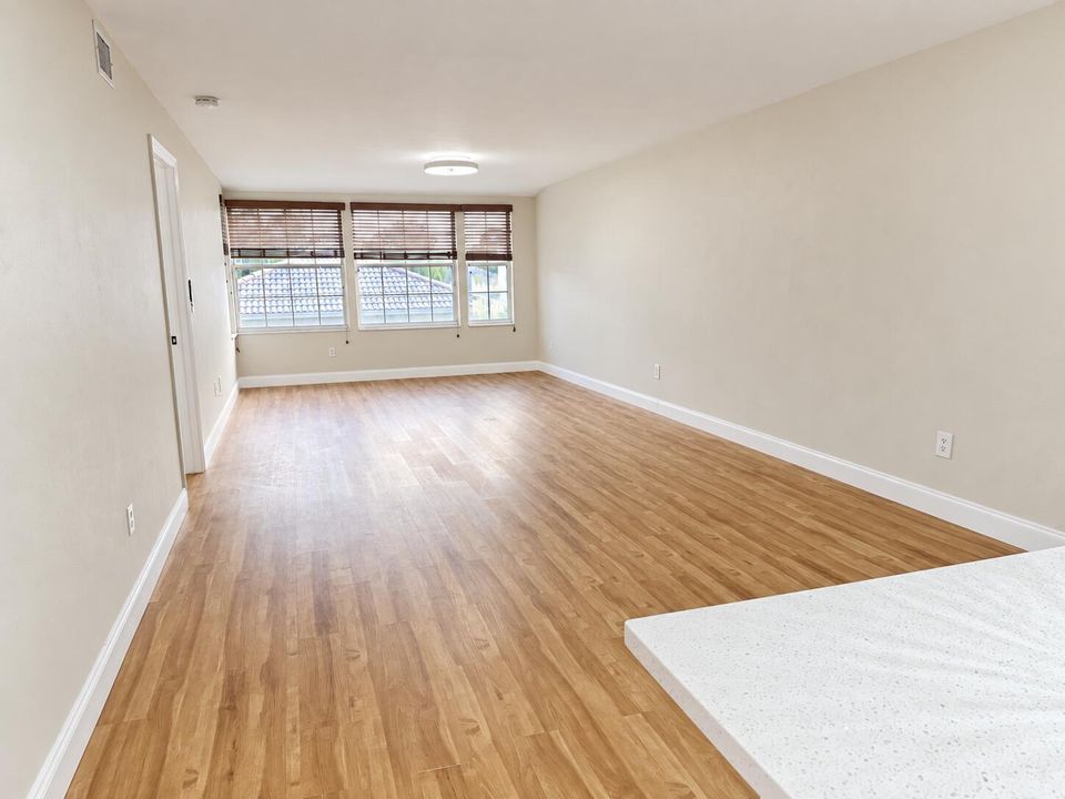 Naturally brightened real estate interio