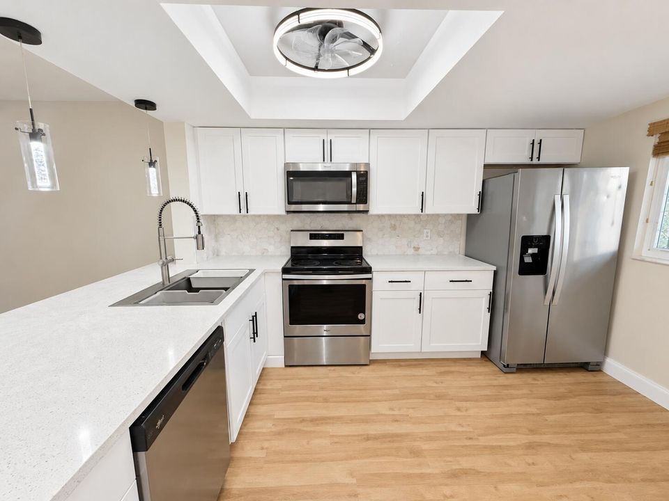 Naturally brightened real estate interio