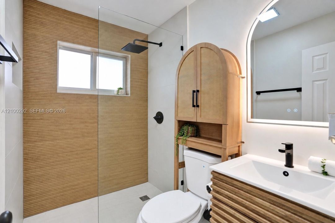 NEW renovated bathroom.