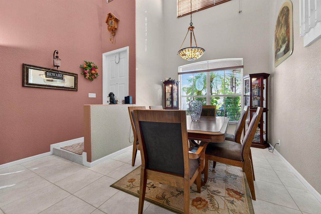 Two-story Entry & Dining Rm