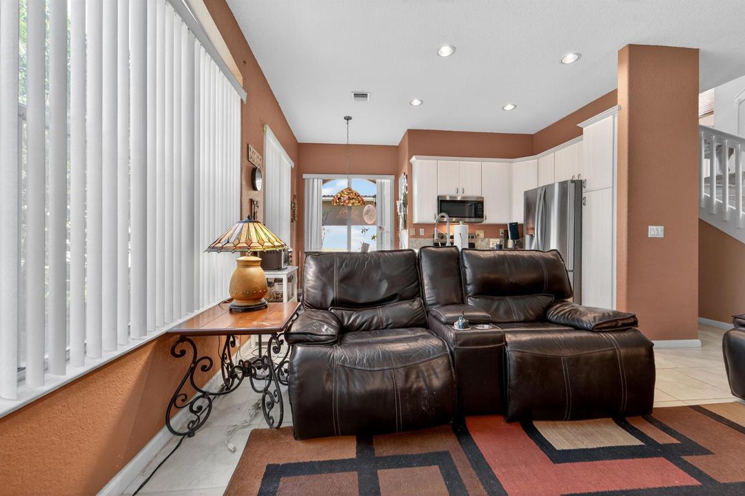 Family Room open to Kitchen