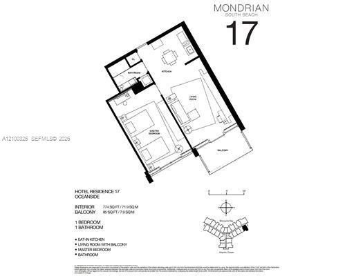 На продажу: $550,000 (1 спален, 1 ванн, 694 Квадратных фут)
