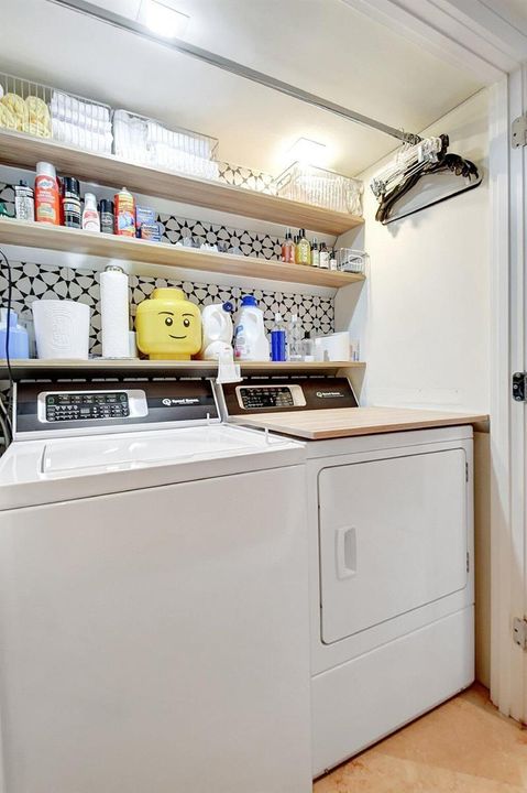 Dedicated Laundry Closet