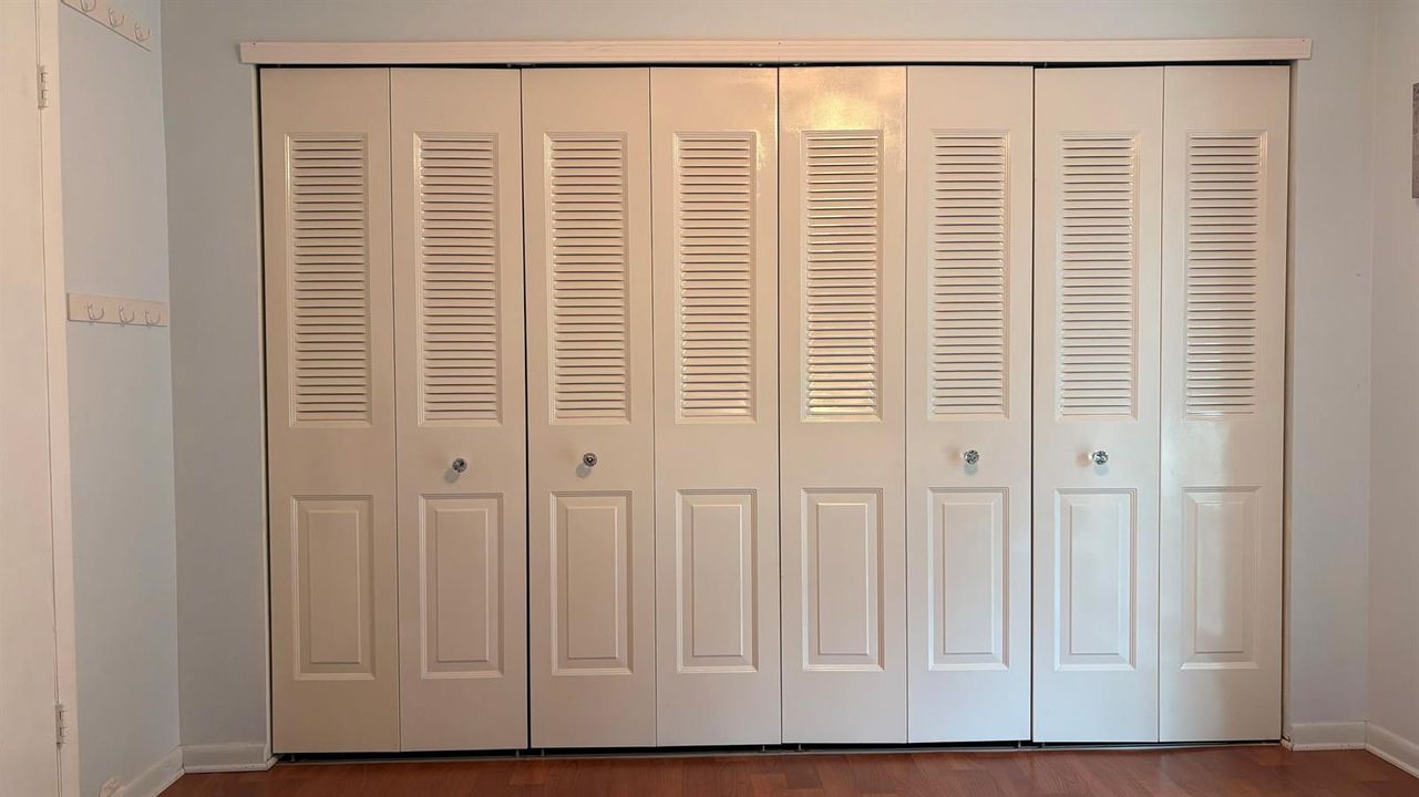 Spacious Closets