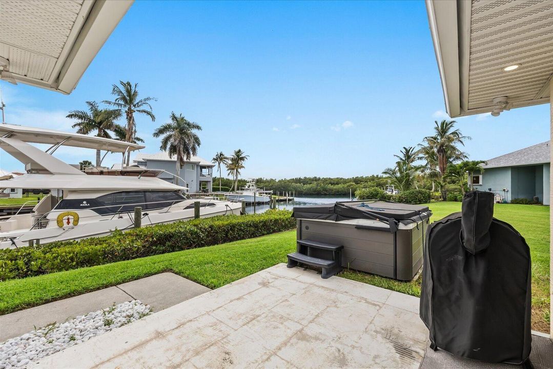 Backyard patio