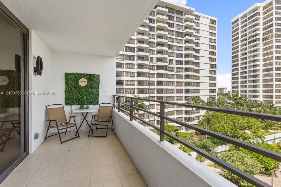 Private balcony