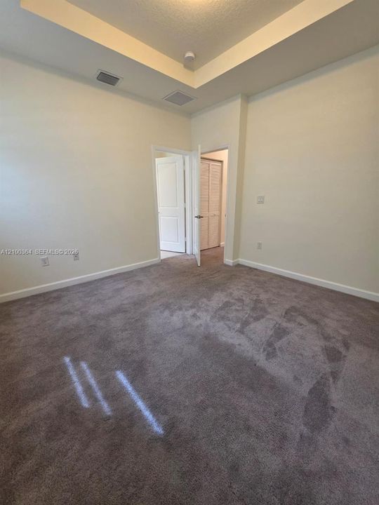 Tray ceiling Primary bedroom