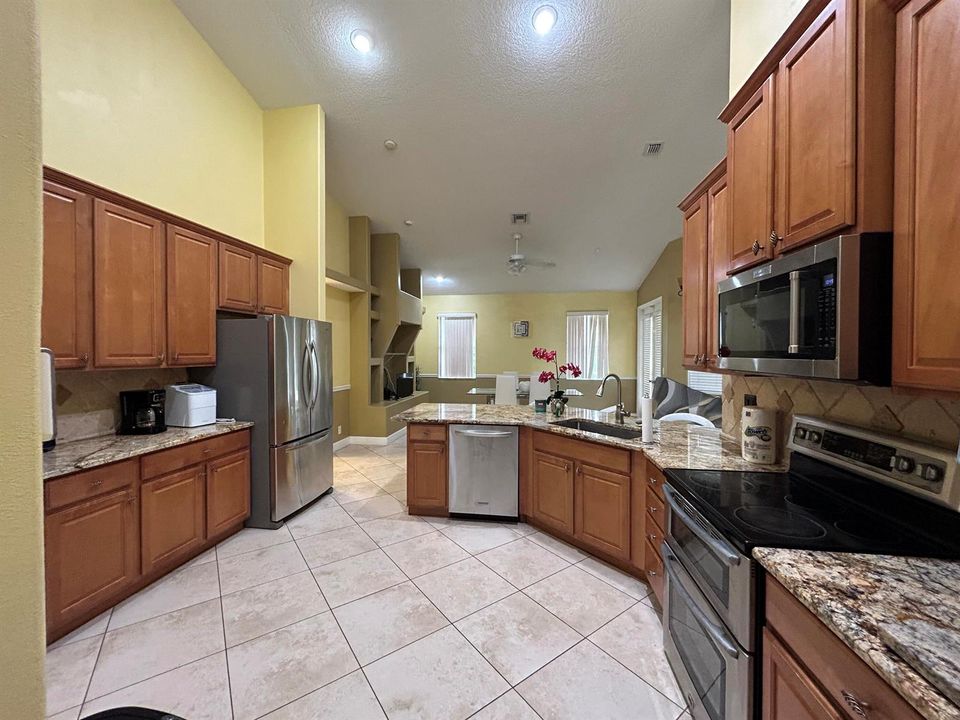 spacious kitchen