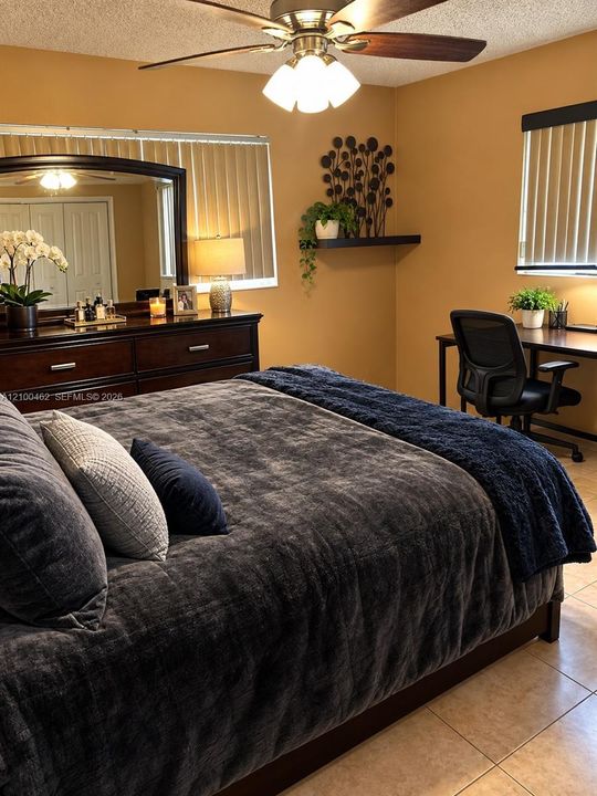 Virtually rendered with Ai for clean clutter free image, furniture is existing