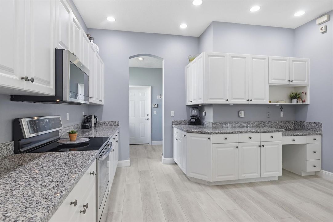 Kitchen Desk/Recipe Area
