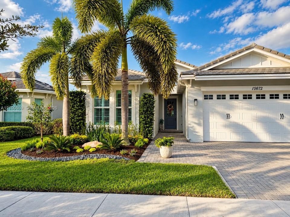 With new updated professional landscaping