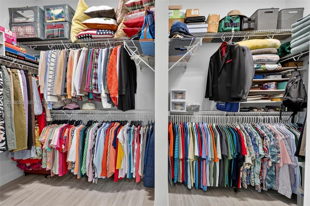 Primary Bedroom Walk-in closet