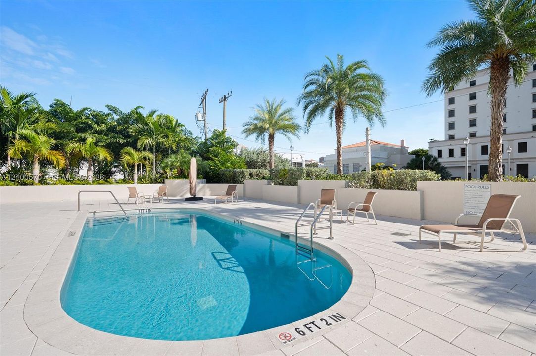 Sparkling Swimming Pool and Patio