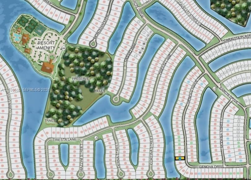 15785 Genova Drive Site Map