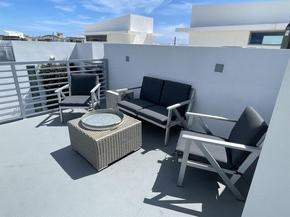 Rooftop patio