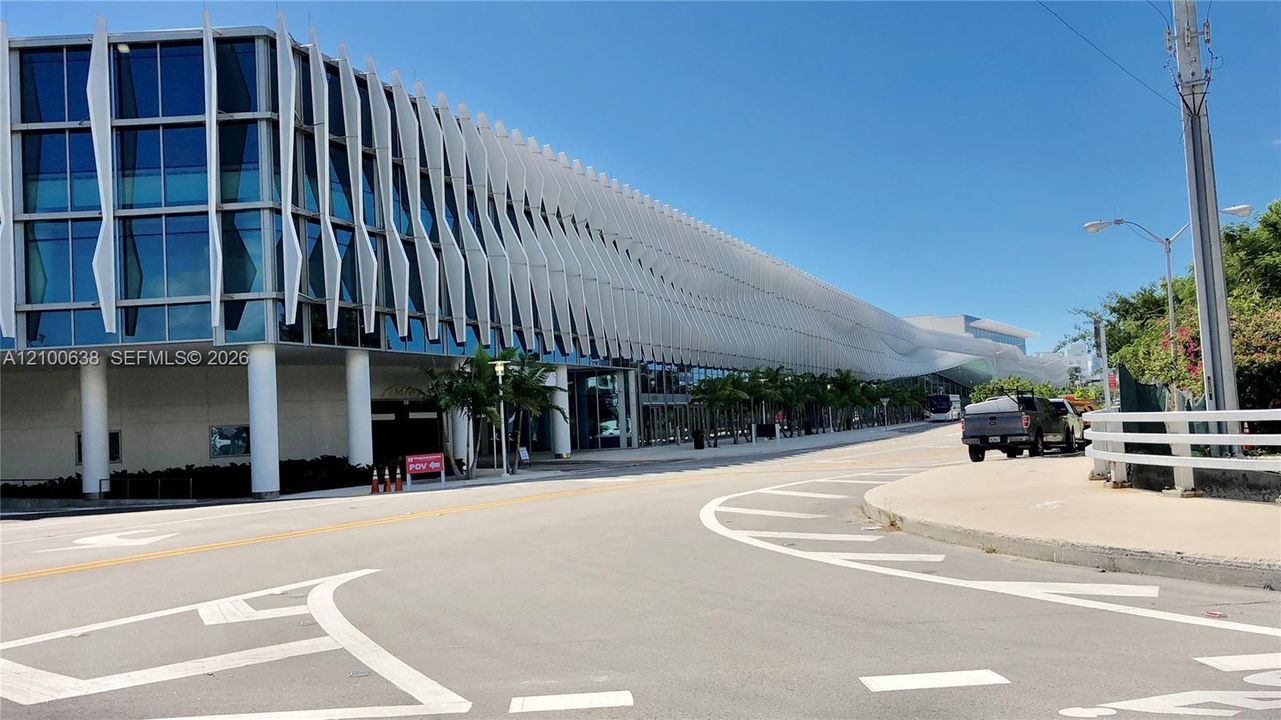 New convention Center across the street