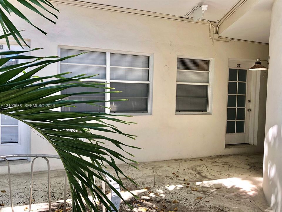 Unit entrance