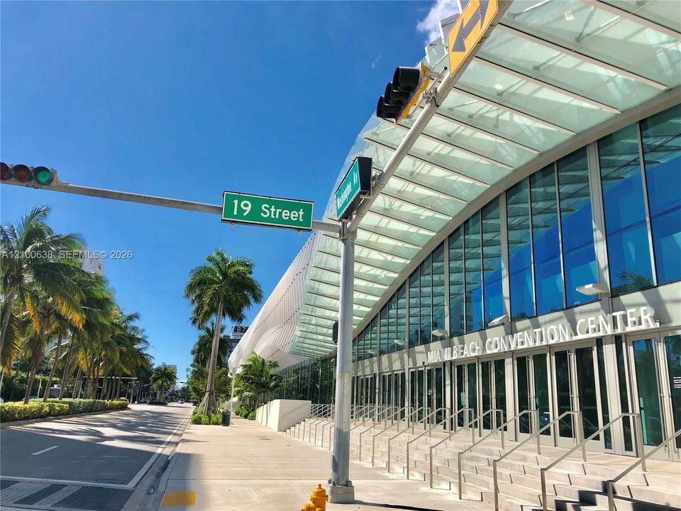 New convention Center across the street