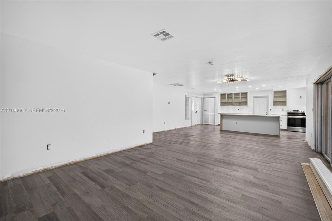 Open-concept and another view from the living/dining versitile space*