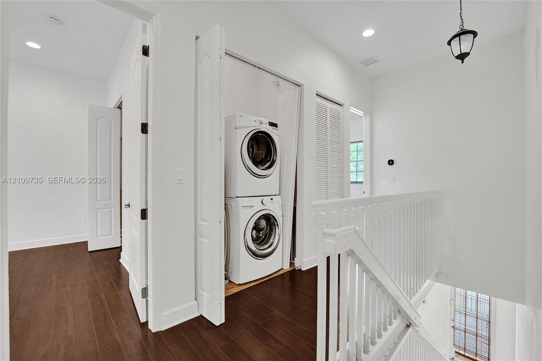 upstairs laundry