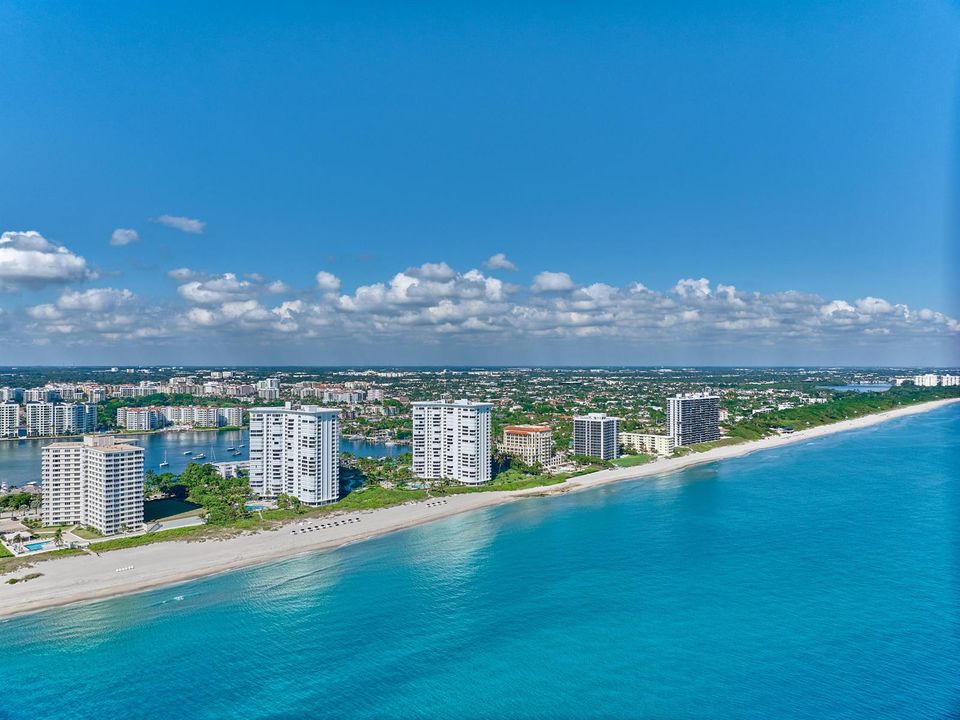 Aerial beach