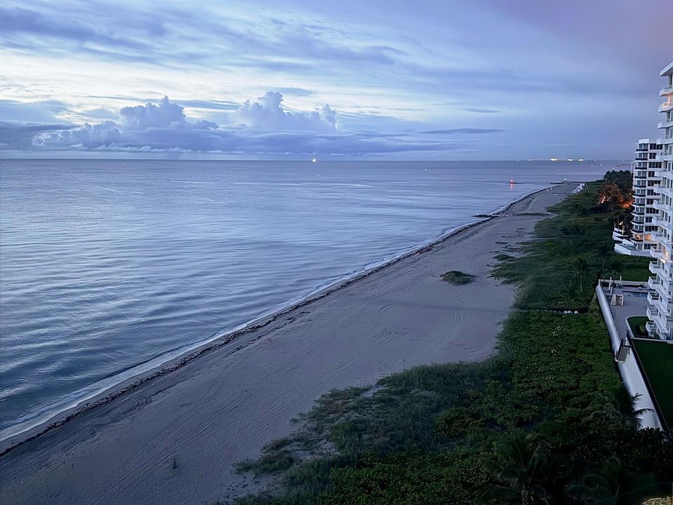Beach at dusk