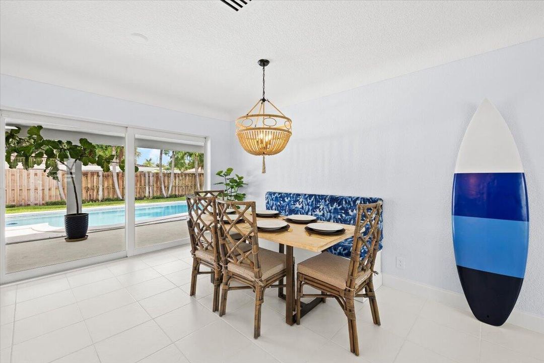 Dining Area | East-Facing Pool Views